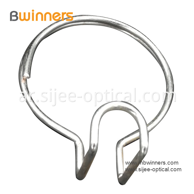 Fiber Optic Hanging Hardware Cable Manager Ring